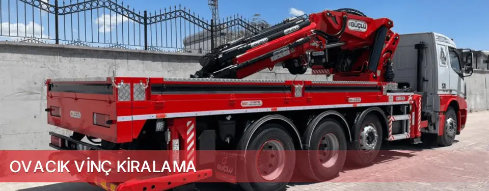 Ovacık İlçemi Vinç Kiralama